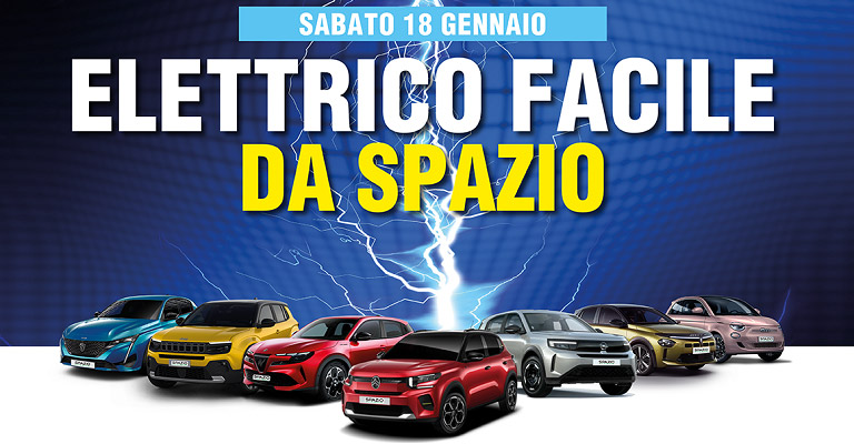 Elettrico Facile da Spazio, Ti aspettiamo il 18 gennaio!